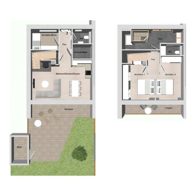 Apartment Ferienbude Am Deich *